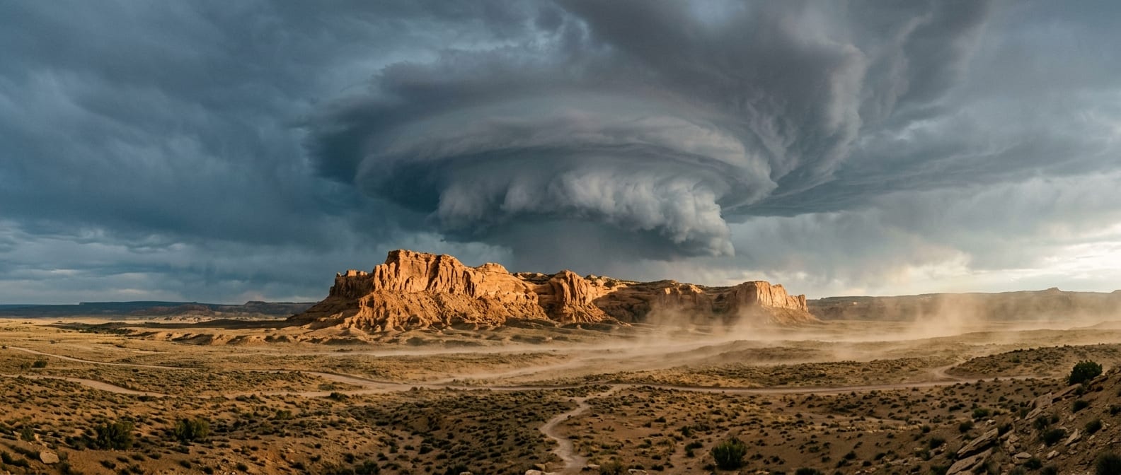 Desert storm ridge